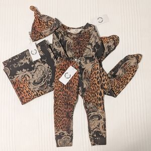 Leopard Print Kids Matching Set